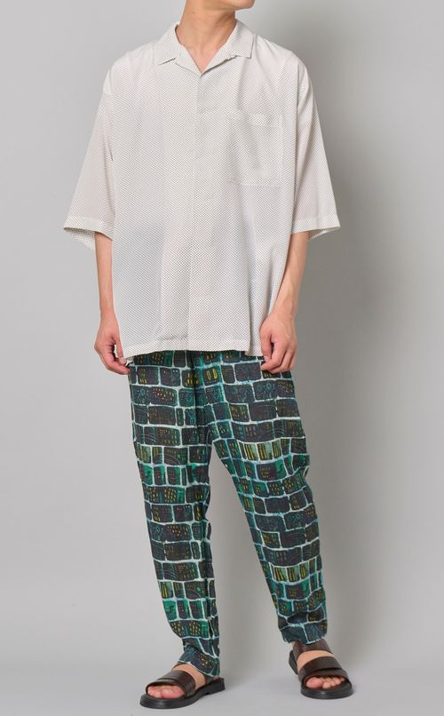 プリントリラックスパンツ