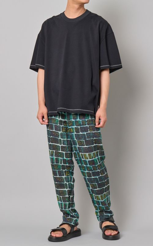 プリントリラックスパンツ