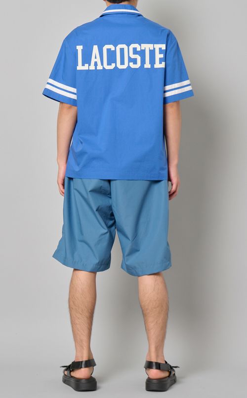 バックロゴオープンシャツ