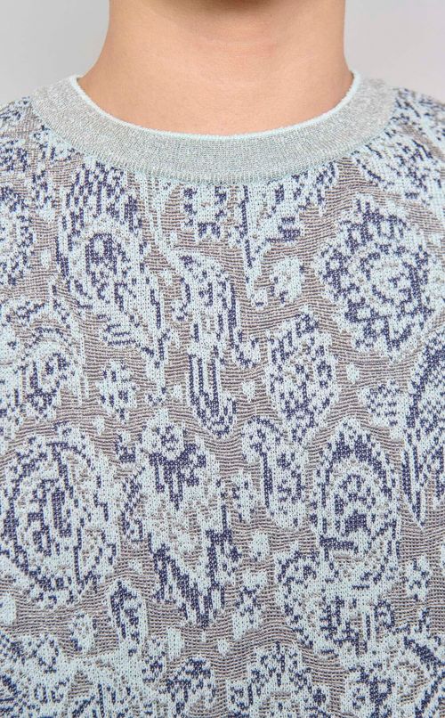 ジャガードニットプルオーバー