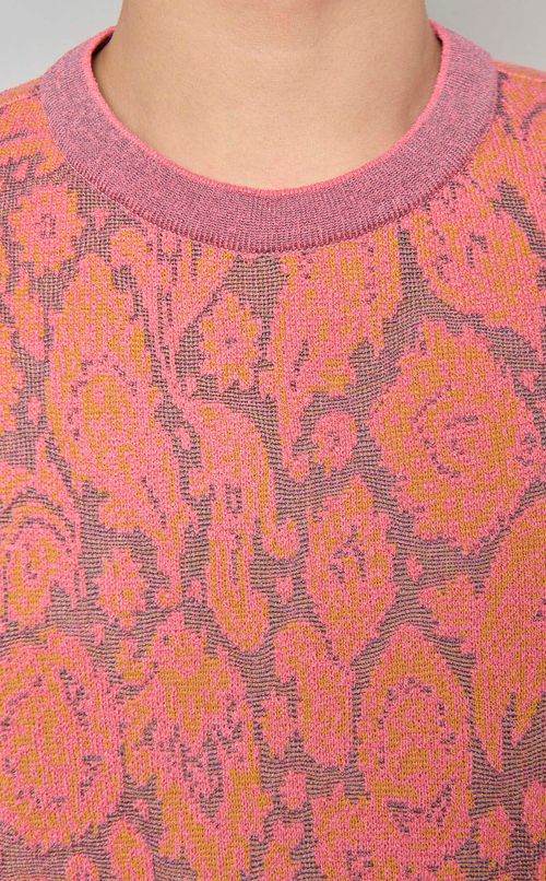 ジャガードニットプルオーバー