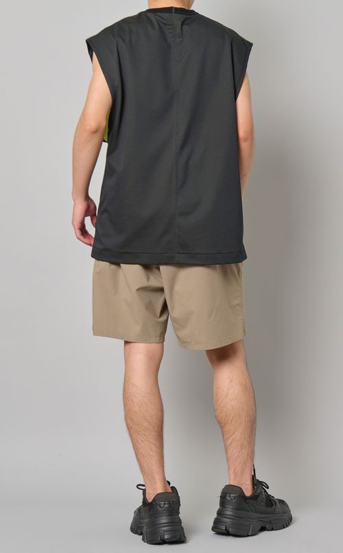 ロゴノースリーブトップス