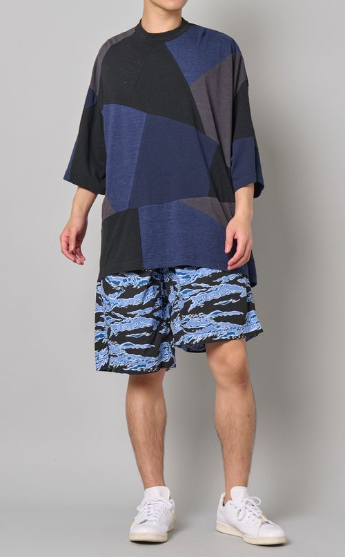 パンツパッチワークビッグT