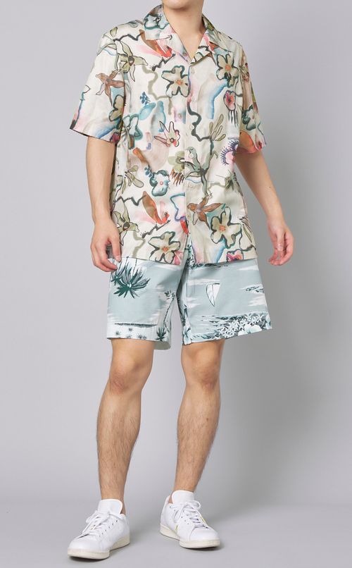 グラフィックショートパンツ