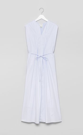 【reADdress】キーネックコットンワンピース