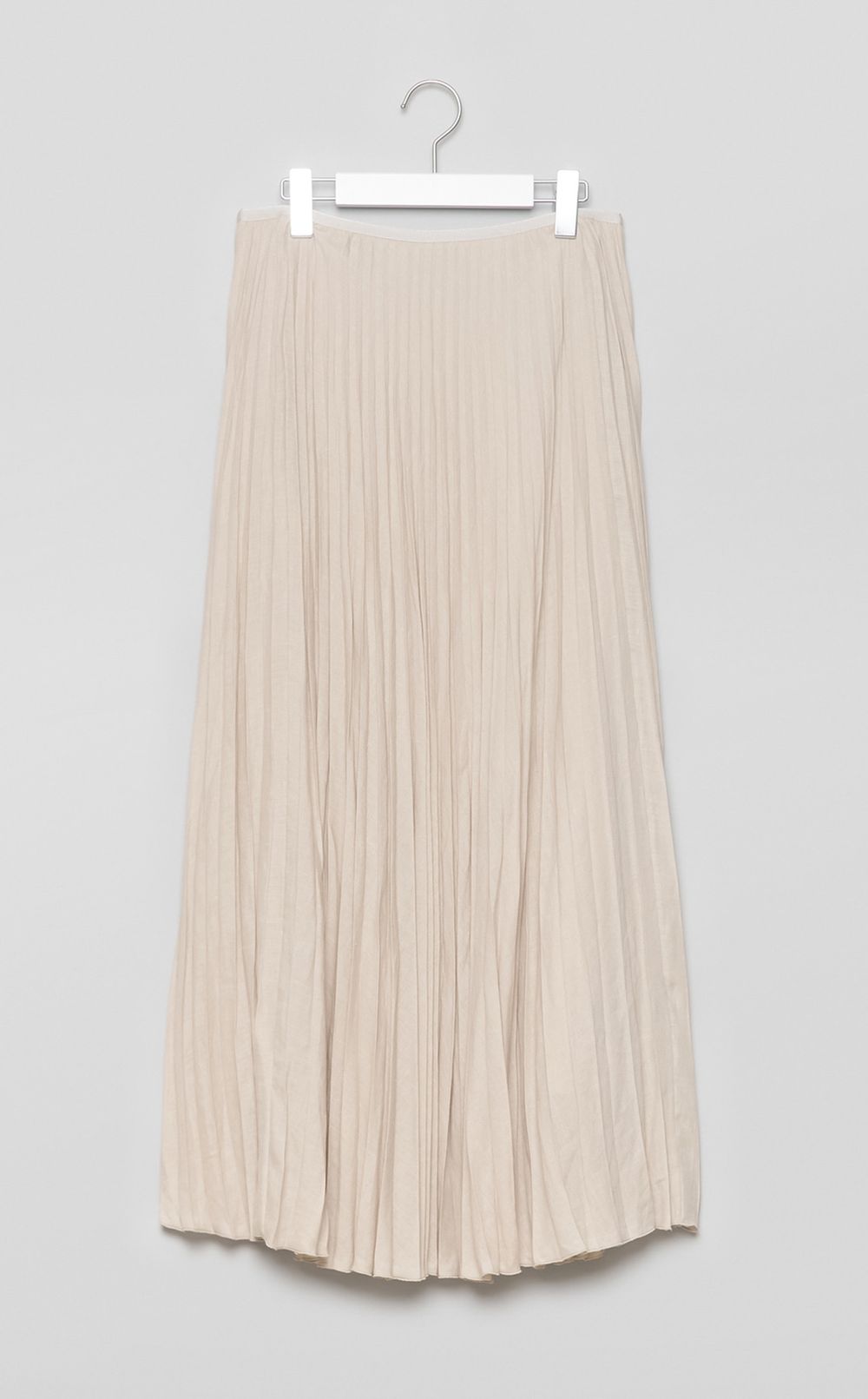 フレンチリネンプリーツスカート