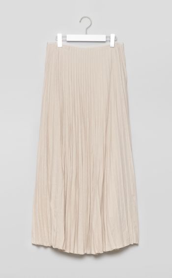 フレンチリネンプリーツスカート