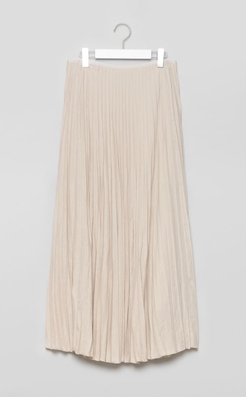 フレンチリネンプリーツスカート