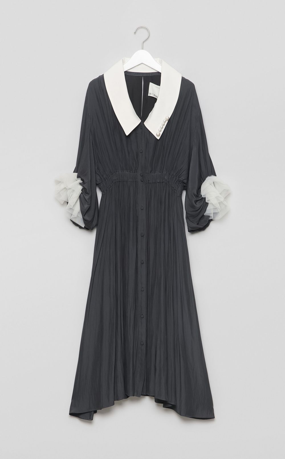 【reADdress】白襟ボーダーワンピース