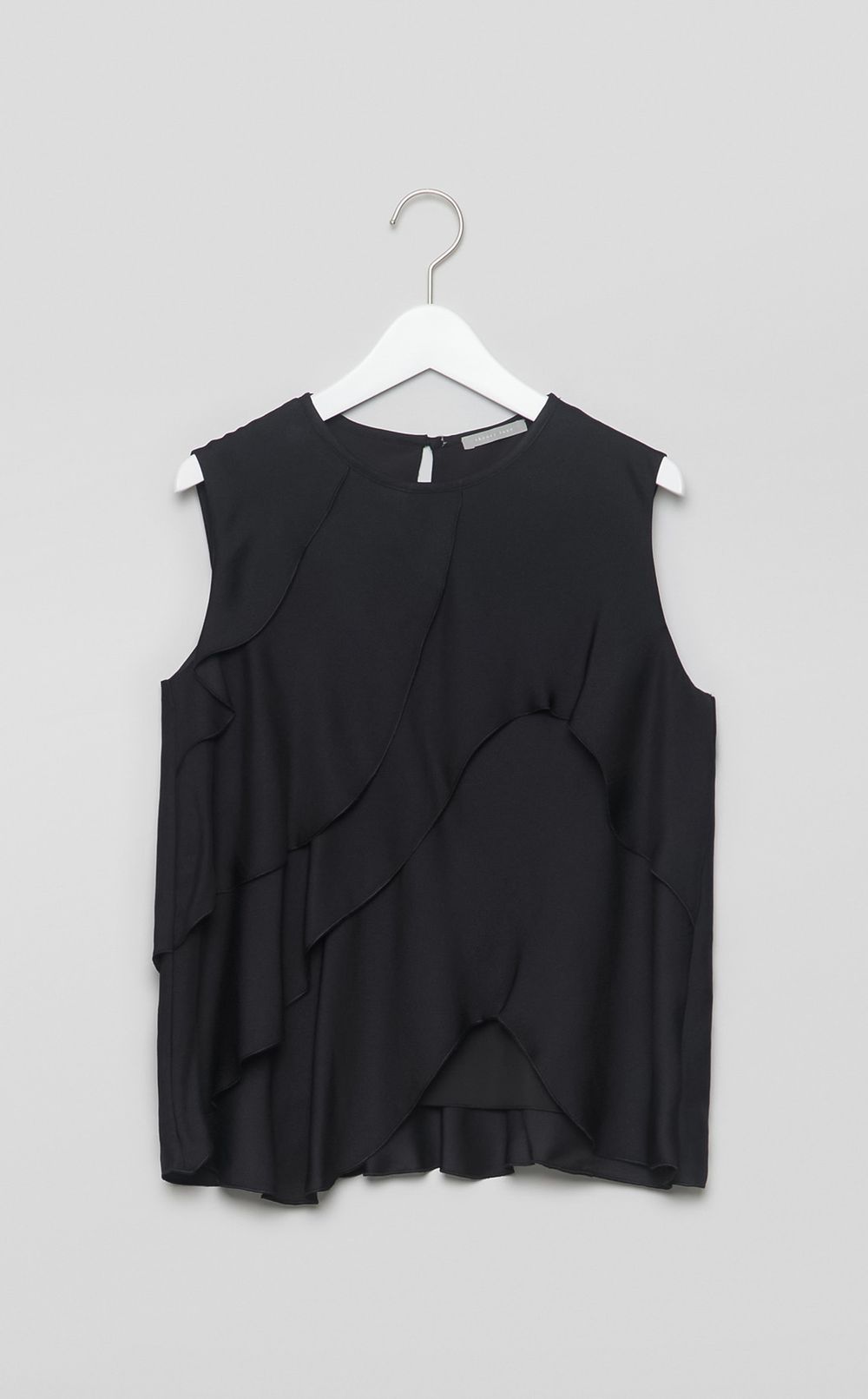 ジョーゼットフリルブラウス