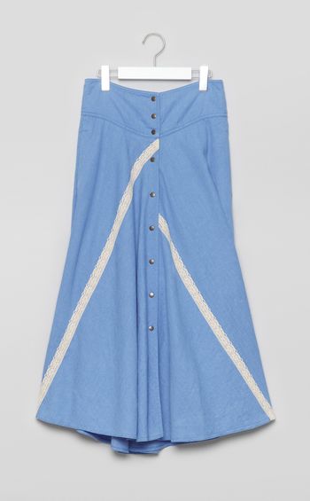 【reADdress】エンブロイダリーフレアスカー卜