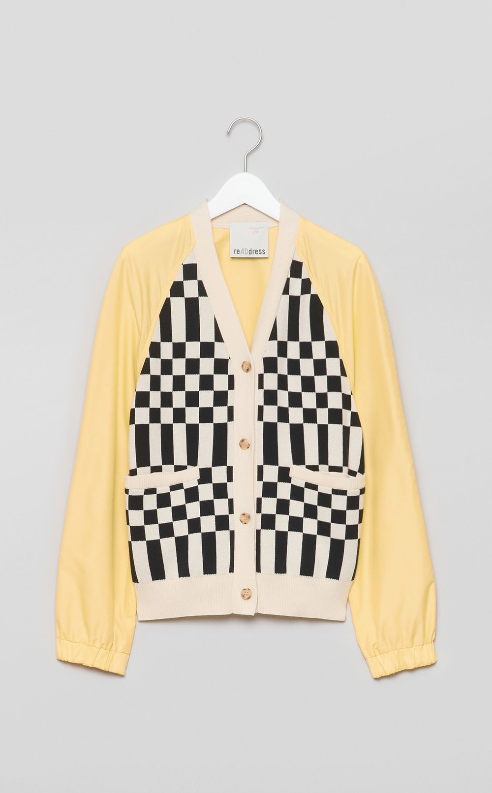 【reADdress】ブロックチェックジャケット