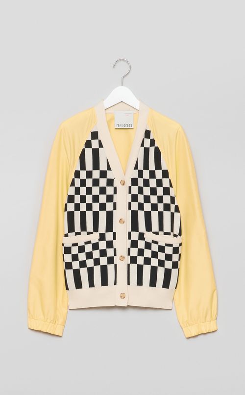 【reADdress】ブロックチェックジャケット