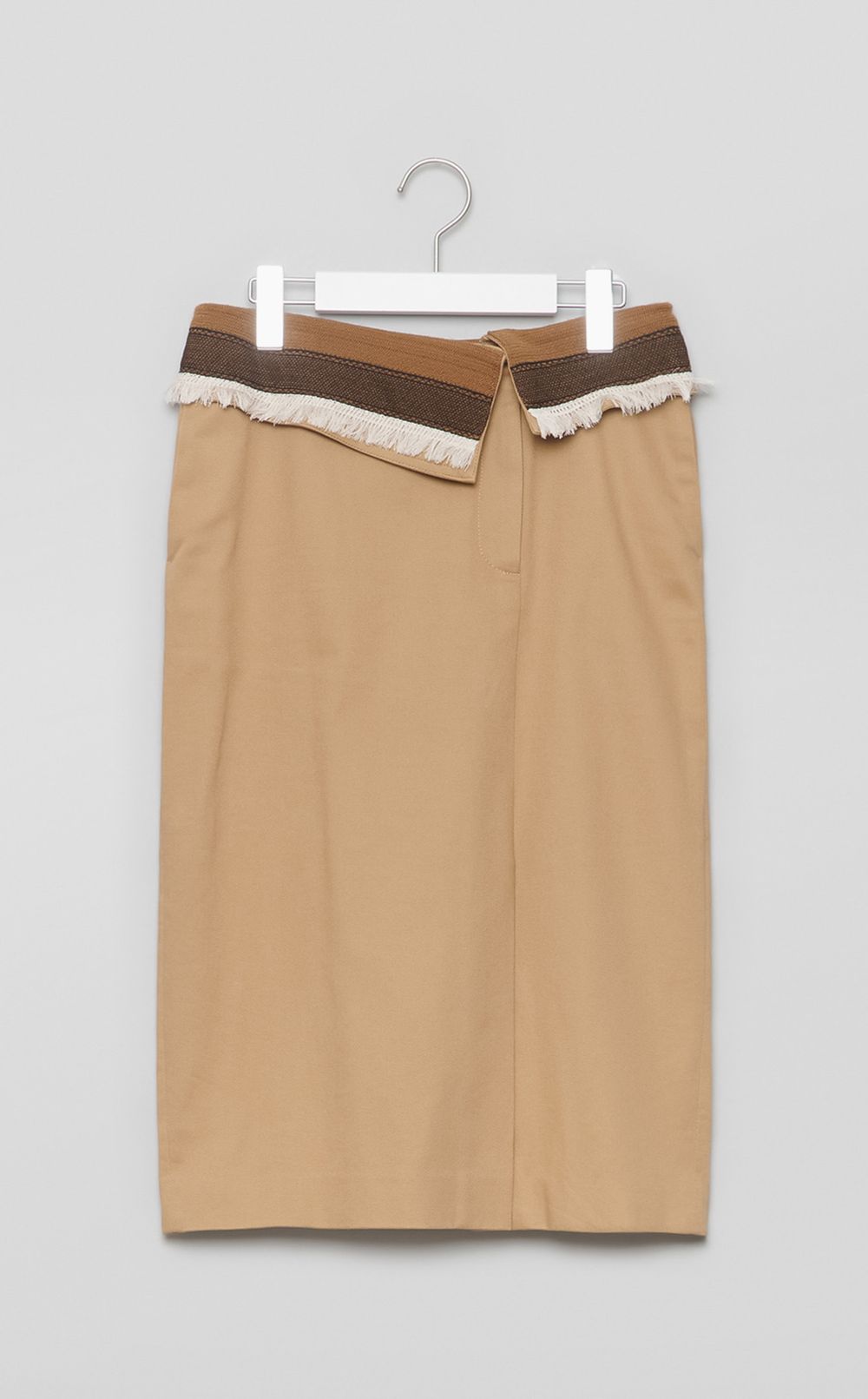 【reADdress】ウエスト切り替えIラインスカート