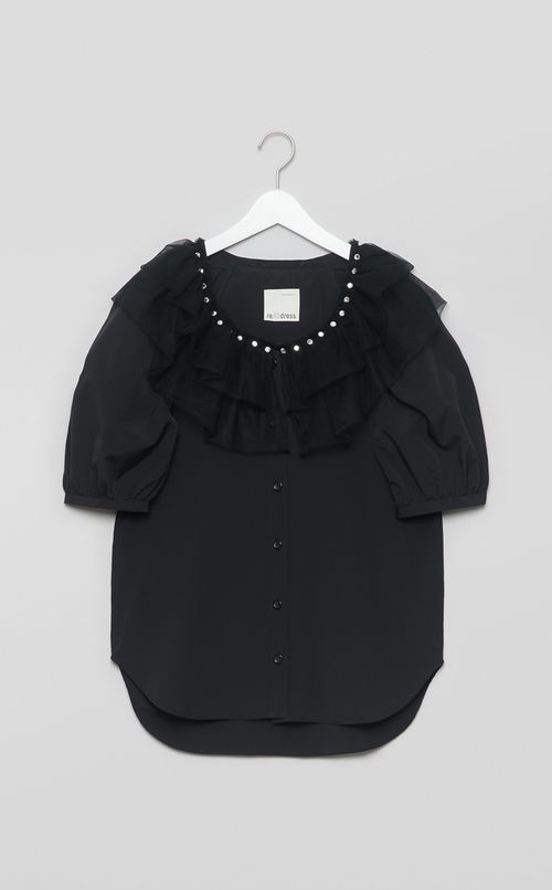 【reADdress】フリルカラーブラウス