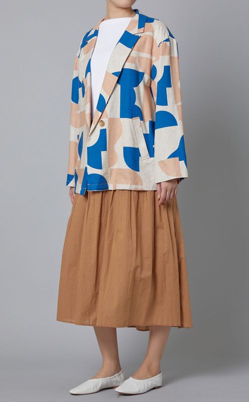 コットンローンピンタックスカート