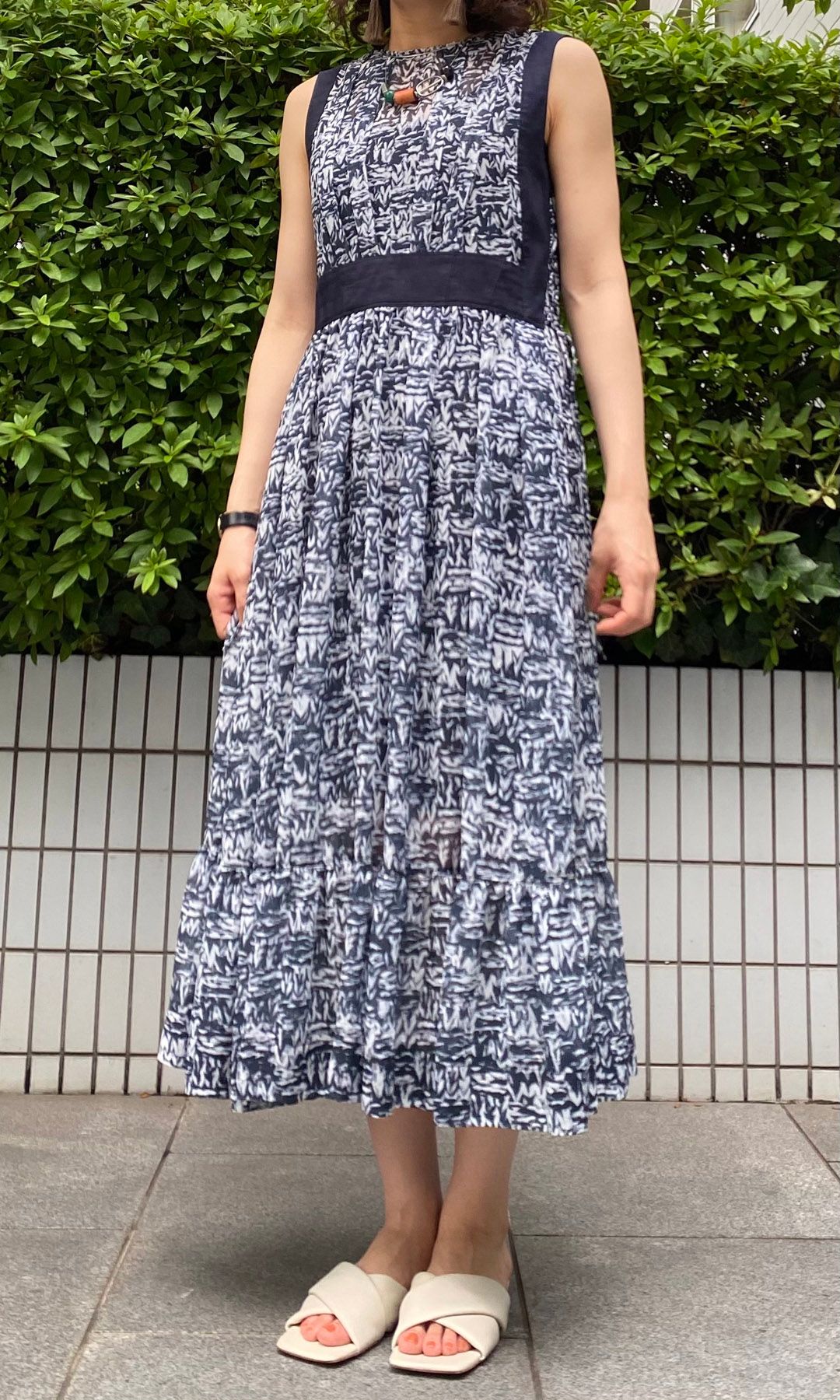 styling/｜シフォンティアードワンピース