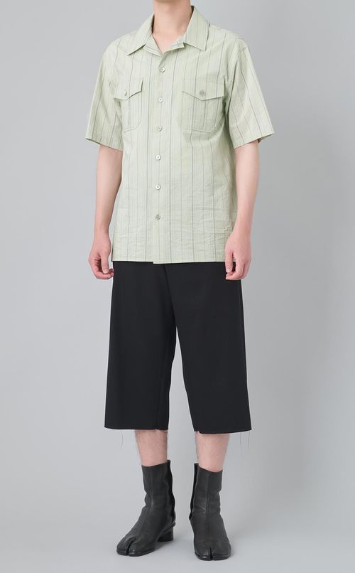 ストライプショートスリーブシャツ
