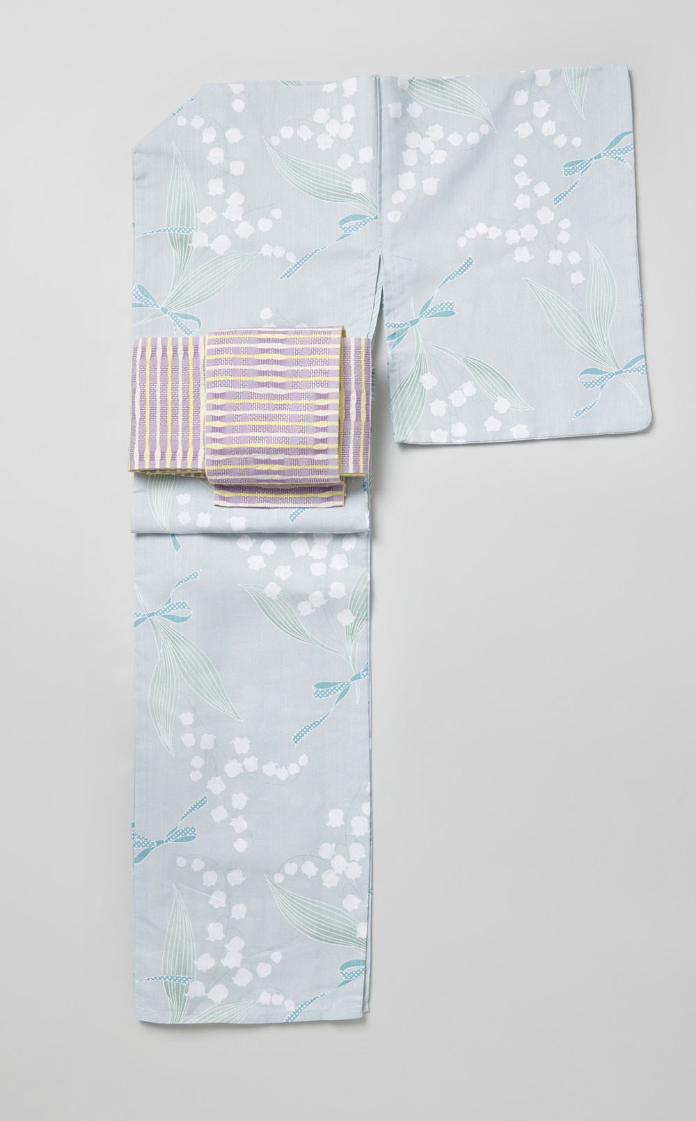 浴衣すずらんストライプ