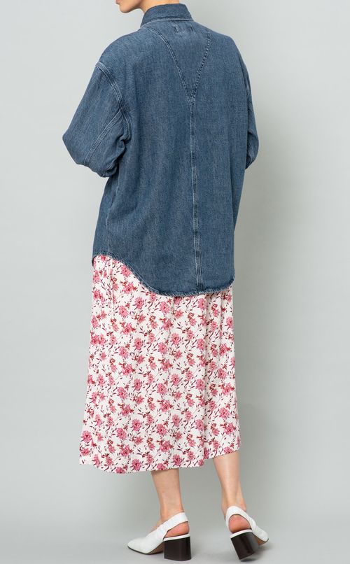 オーバーサイズデニムシャツ