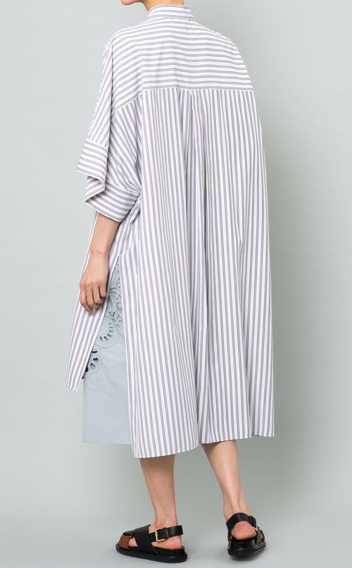 ダブルストライプロングシャツ