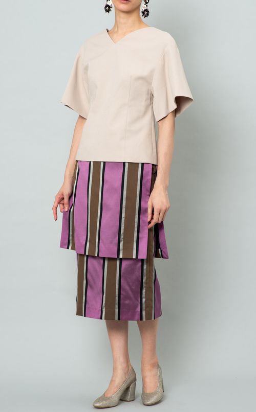 レジメンタルストライプスカート