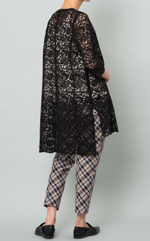 フラワーレースノーカラージャケット