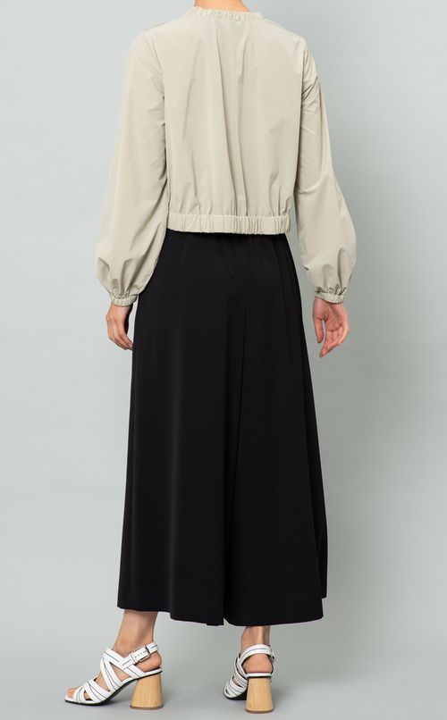 パフスリーブストレッチブルゾン