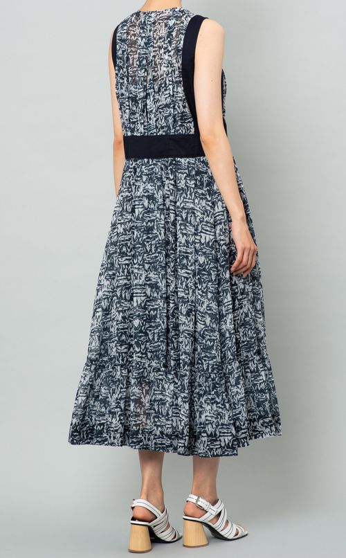 シフォンティアードワンピース