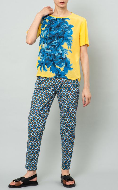 フラワープリントカットソー