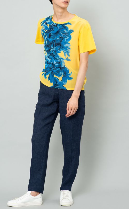 リネンテーパードパンツ