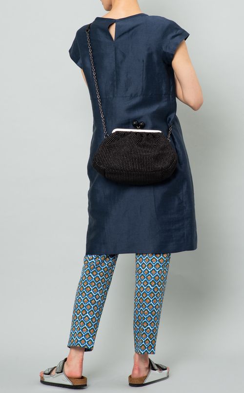 コモン柄テーパードパンツ