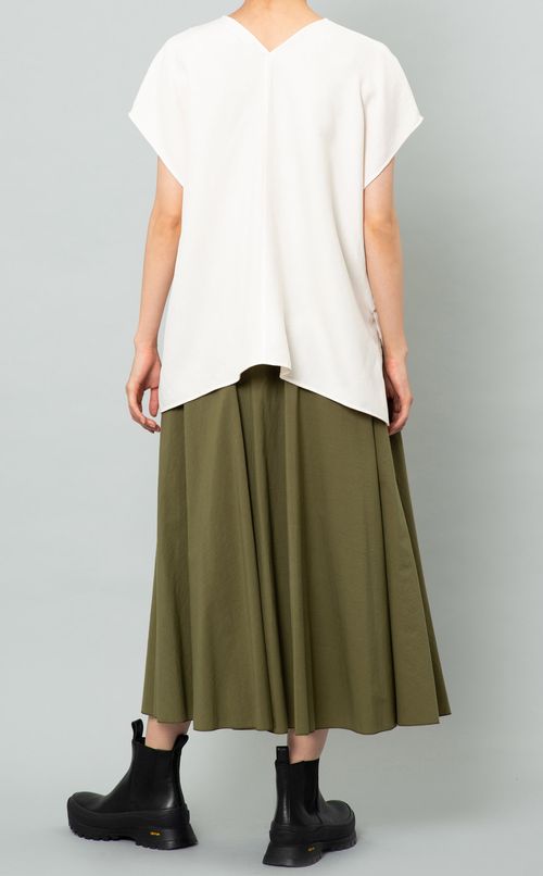 コットンギャザーロングスカート