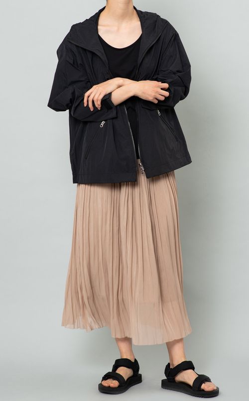 イージープリーツロングスカート