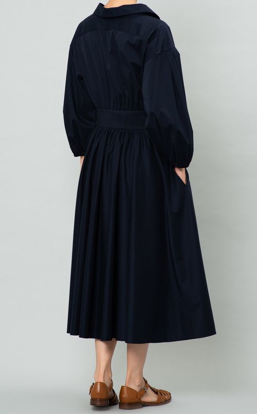 コットンクロスシャツワンピース