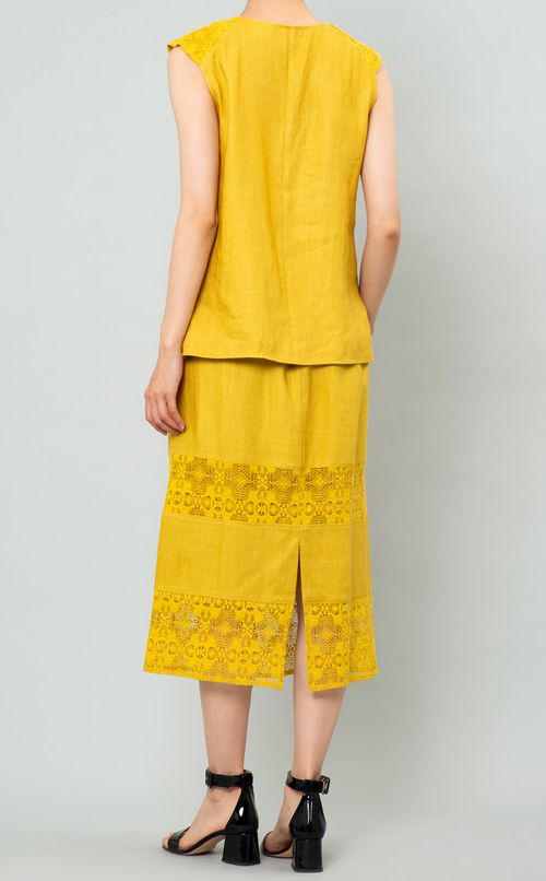 クルーニーレースノースリーブブラウス