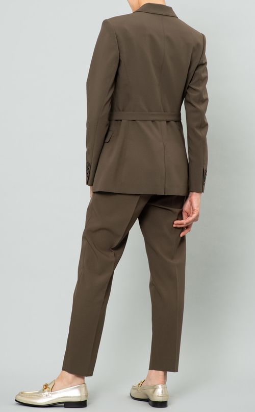 ピークドラペルロングジャケット