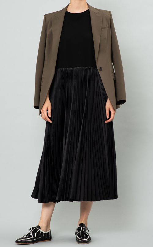 ピークドラペルロングジャケット