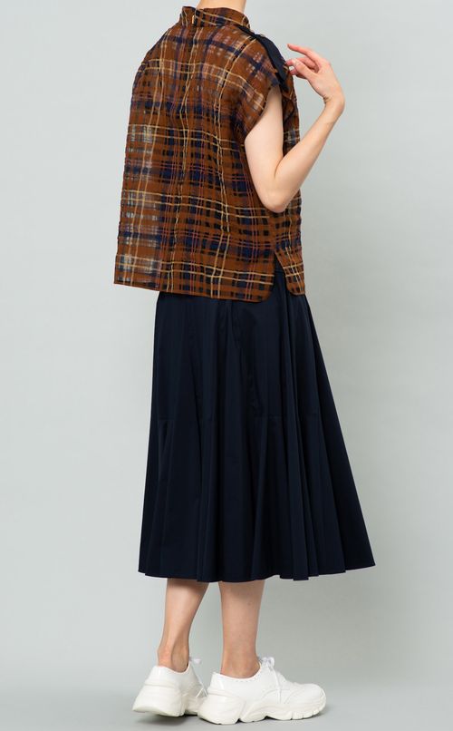 コットンクロスフレアスカート