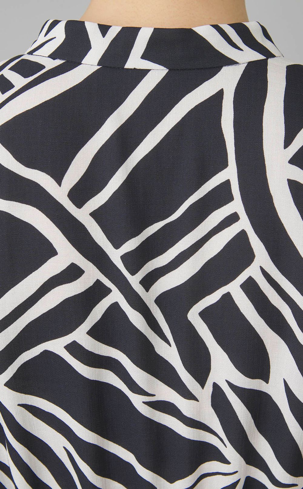 アニマルプリントシャツワンピース