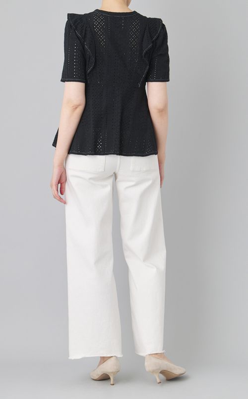 【reADdress】コットンエンブロイダリーブラウス