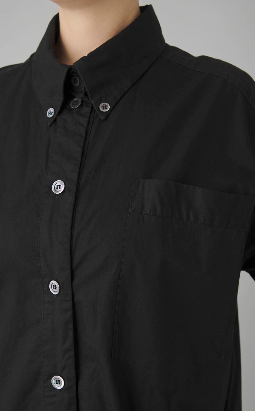 【reADdress】ラッフルスリーブミディ丈シャツワンピース