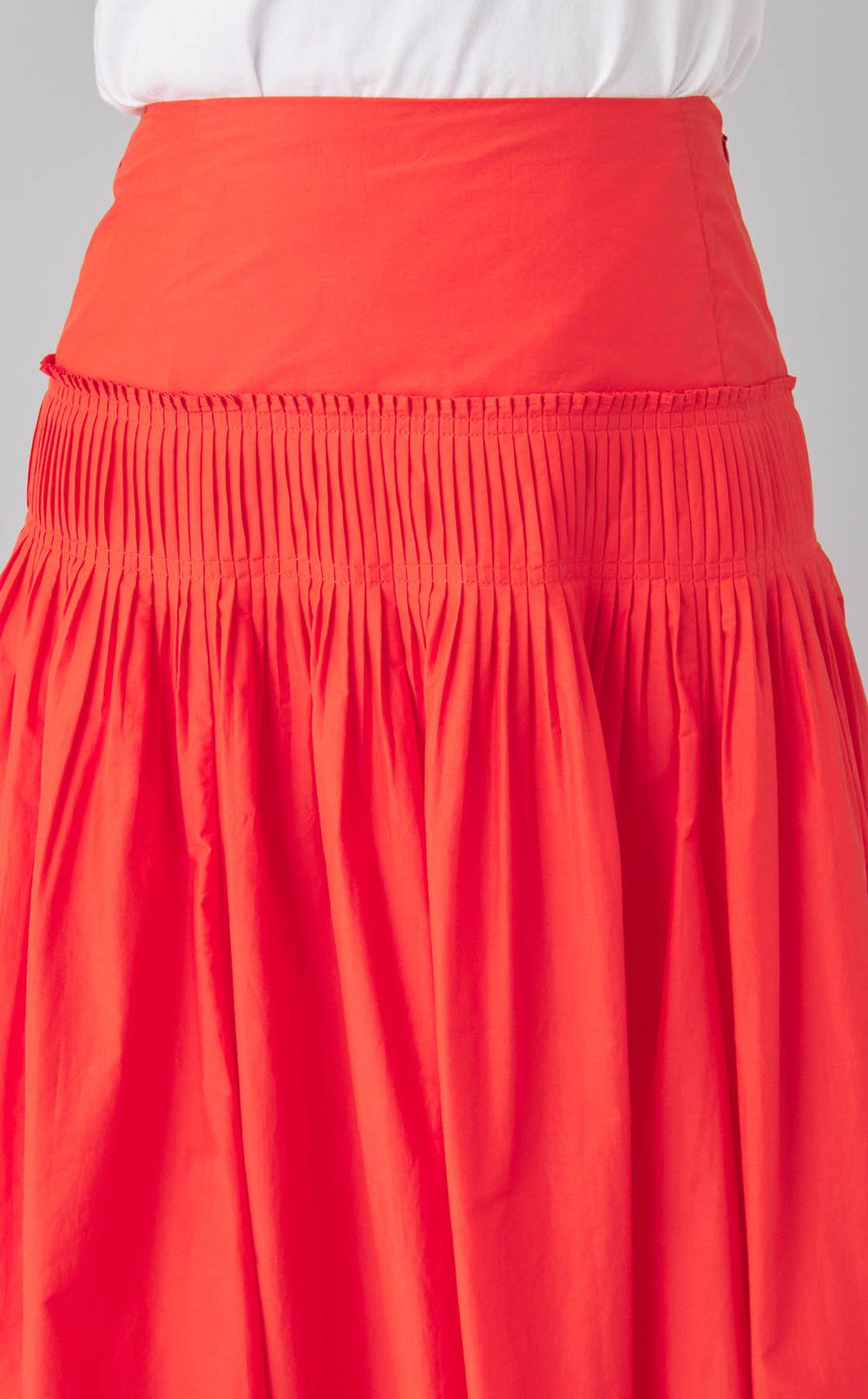 アコーディオンヨークスカート