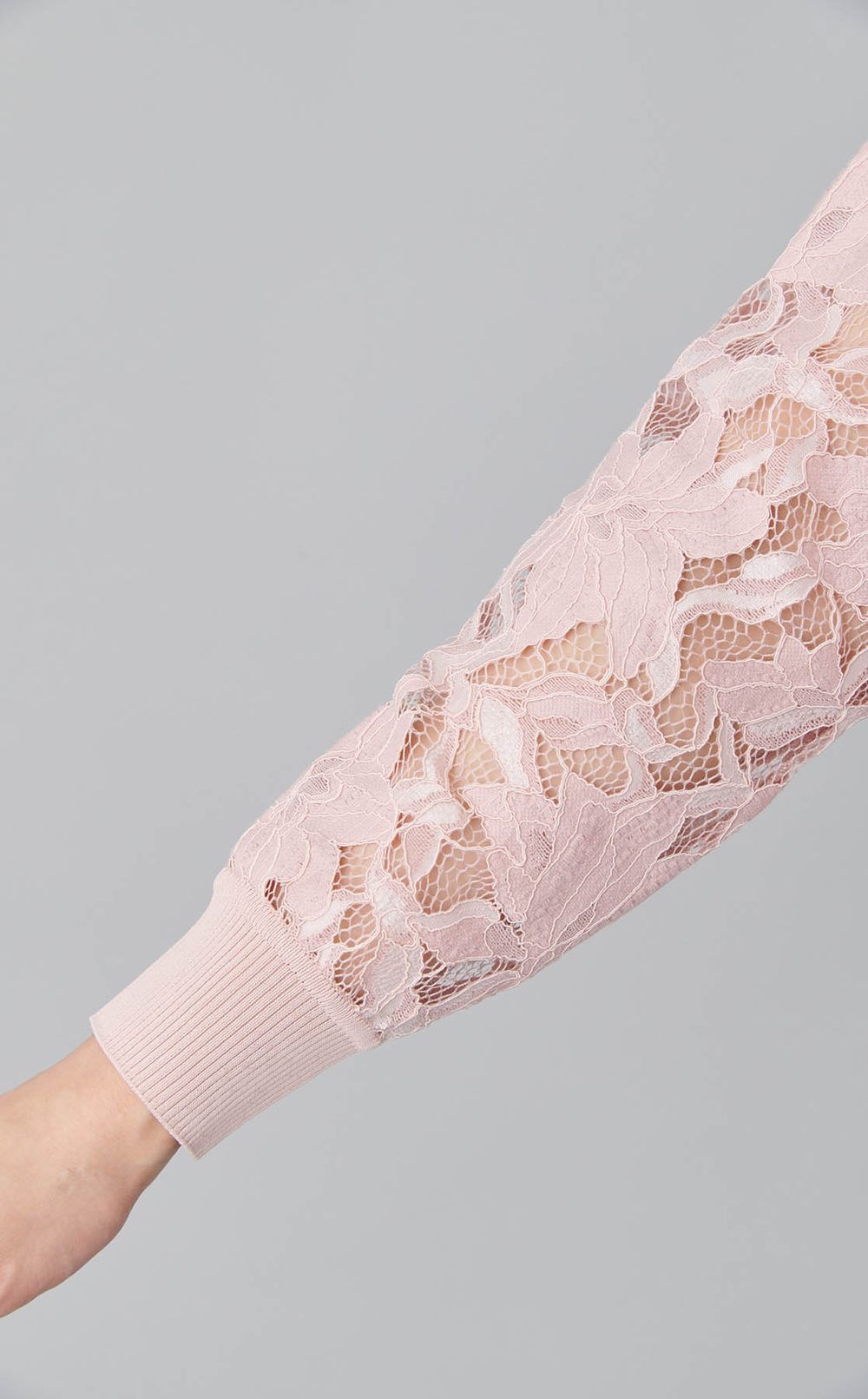 レースコンビカーディガン