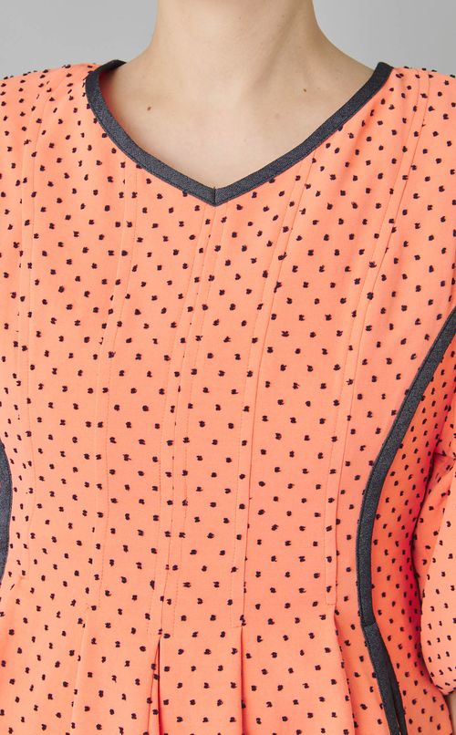 【reADdress】ドットブラウス