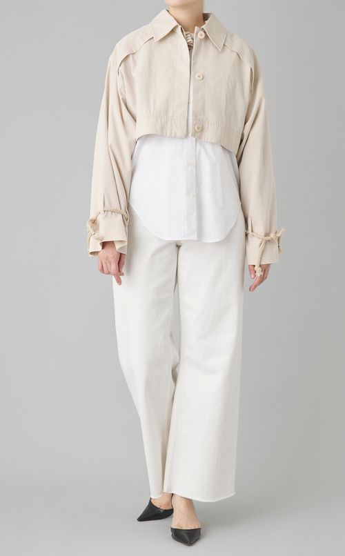 【reADdress】ギャザースリーブシャツ