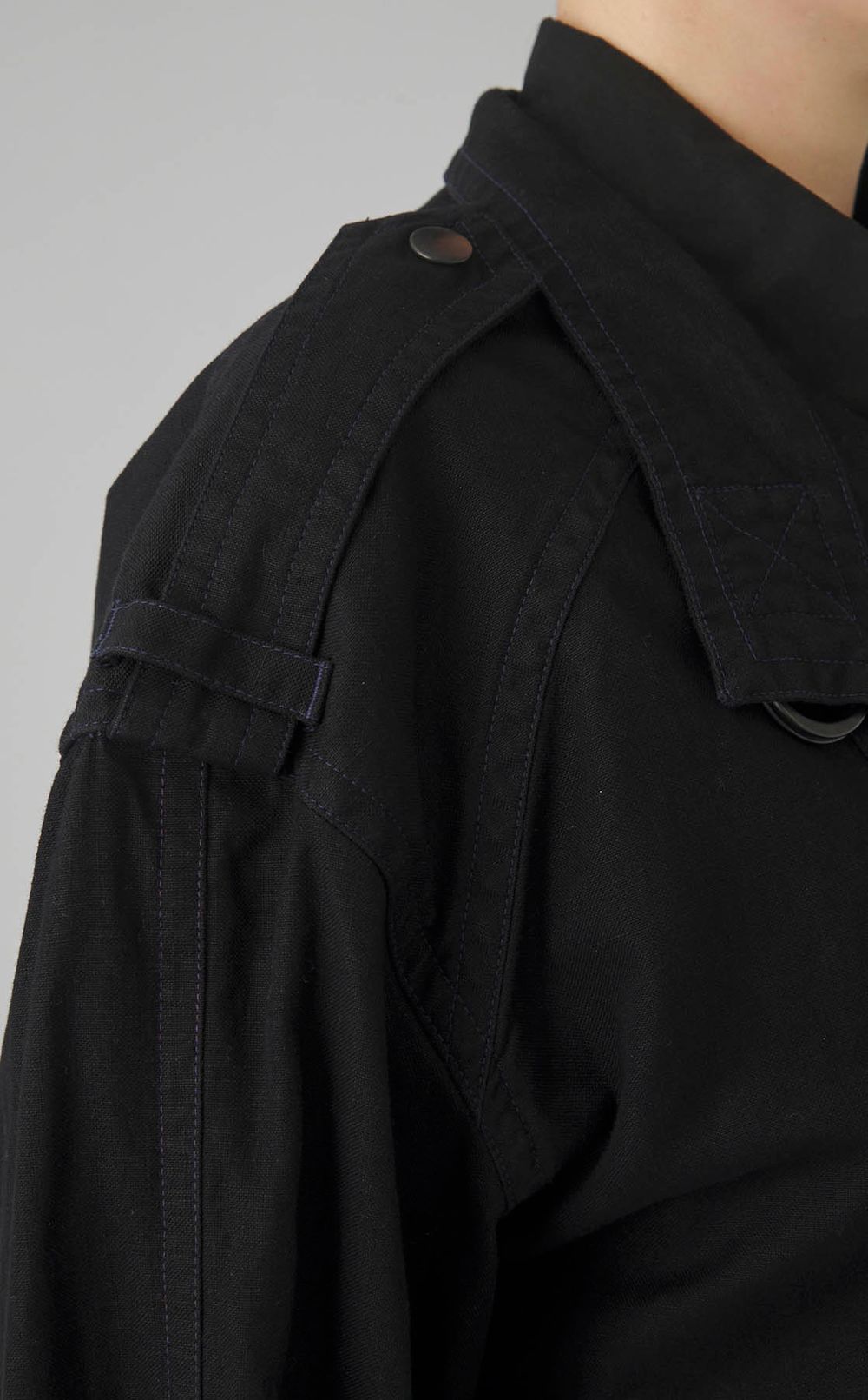 【reADdress】バイカラーワークジャケット