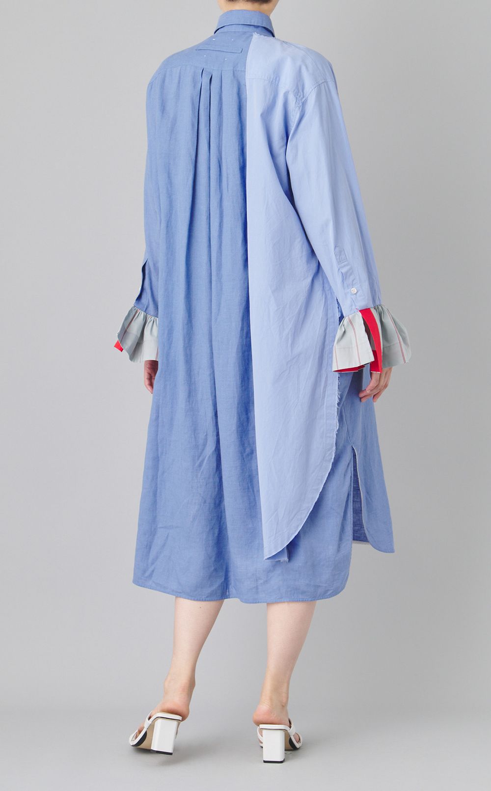 【roop】ビックポケットチーフシャツドレス