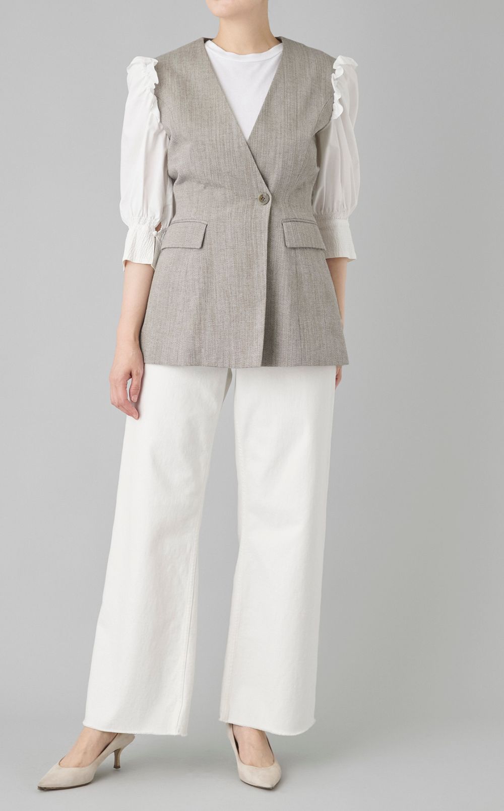 【reADdress】袖切り替えジャケット