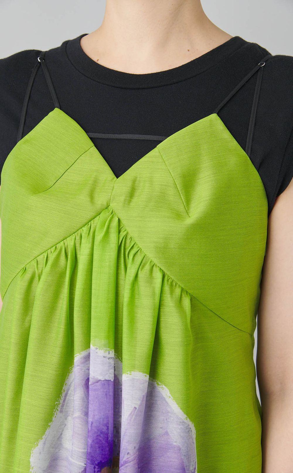 ポピープリントキャミソールドレス